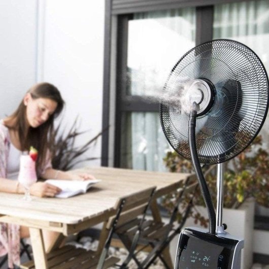 Ventoinha de Pé Nebulizadora Cecotec EnergySilence 790 FreshEssence Ionic 90W 40cm 3 Velocidades Comando Ionizador Temporizador