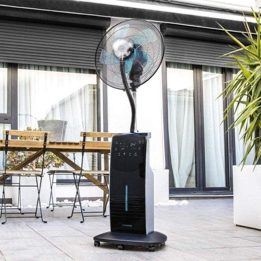 Ventoinha de Pé Nebulizadora Cecotec EnergySilence 790 FreshEssence Ionic 90W 40cm 3 Velocidades Comando Ionizador Temporizador