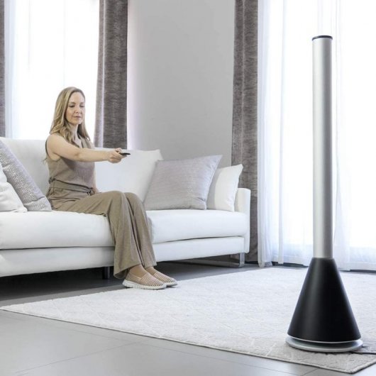 Cecotec EnergySilence 9800 Skyline Bladeless Ventoinha de Torre sem Pás com Comando 26W Preta