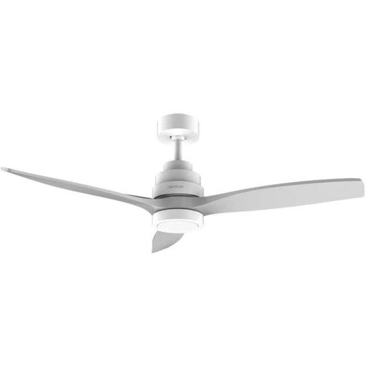 Ventilatore da soffitto Cecotec EnergySilence Aero 5200 White Design LED 40W 52" 3 Pale 6 Velocità Telecomando