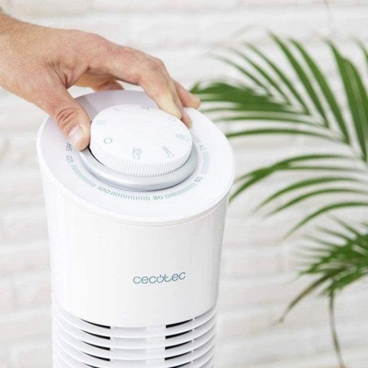 Ventilatore a Colonna Cecotec EnergySilence 6090 Skyline 45W 3 Velocità Oscillante Silenzioso Timer