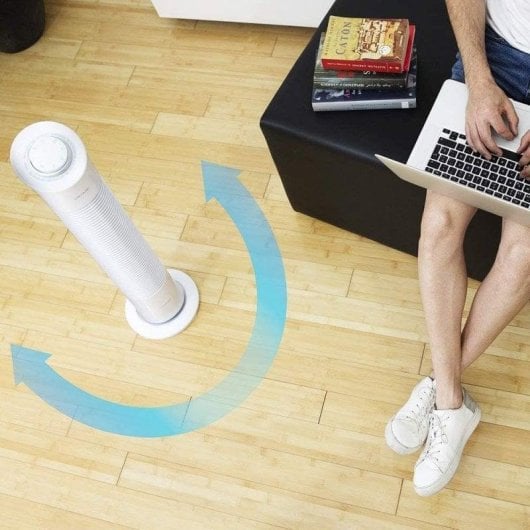 Ventilador Cecotec EnergySilence 6090 Skyline 45W 3 Velocidades 30" Branco