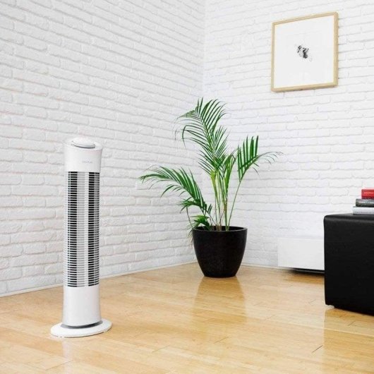 Ventilatore a Colonna Cecotec EnergySilence 6090 Skyline 45W 3 Velocità Oscillante Silenzioso Timer