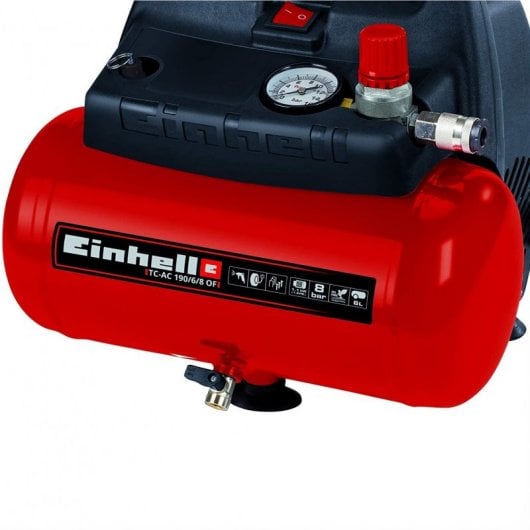 Einhell TC-AC 190/6/8 OF Compresor Horizontal 6L 1100W