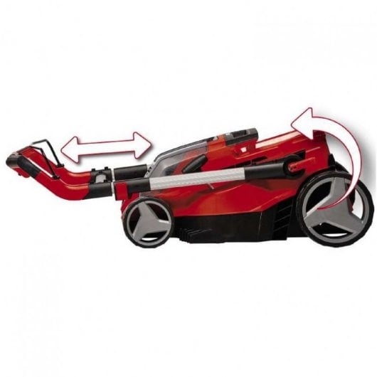 Einhell RASARRO Tondeuse à gazon poussée Batterie Noir, Rouge