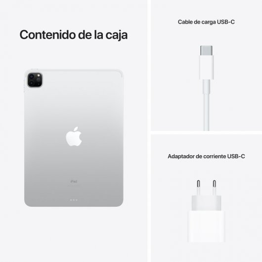 Apple iPad Pro 2021 11" 128GB WiFi Plata