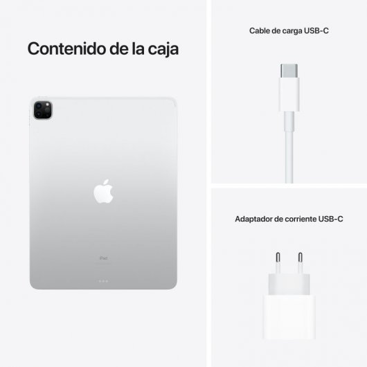 Apple iPad Pro Apple M 2,05 TB 32,8 cm (12.9") 16 GB Wi-Fi 6 (802.11ax) iPadOS 14 Silber