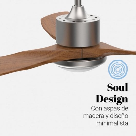 Universal Blue Cierzo UVT1309-20 Ventilador de Techo con Luz LED y Mando 100W