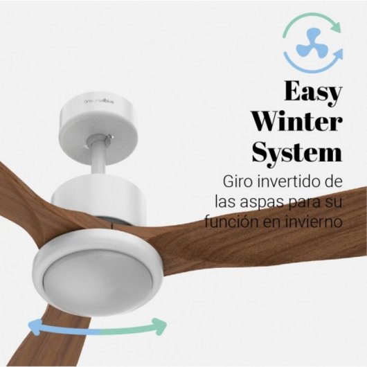 Universal Blue Cierzo UVT1308-20 Ventilador de Techo con Luz LED y Mando 100W