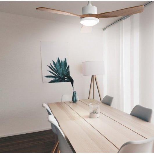 Universal Blue Cierzo UVT1308-20 Ventilador de Techo con Luz LED y Mando 100W