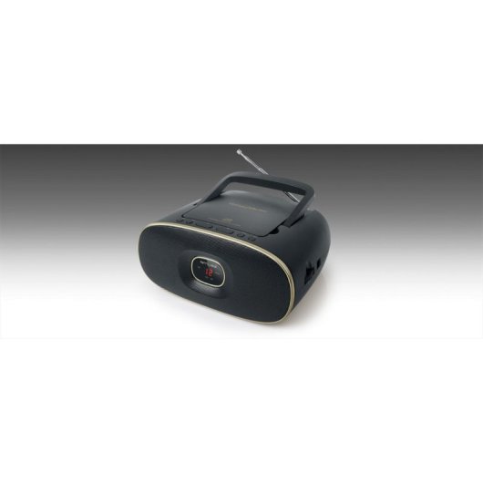 Microset Muse M-202 VT Radio CD Zwart FM/MW Analoog