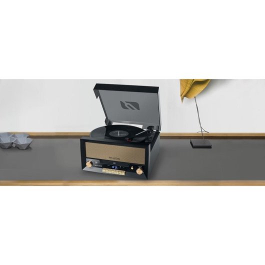 Platine Muse MT-110 B 20 W Bluetooth USB Directe CD FM Noir