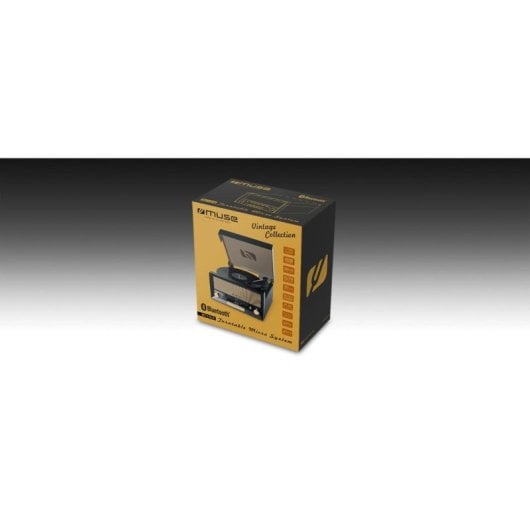 Platine Muse MT-110 B 20 W Bluetooth USB Directe CD FM Noir