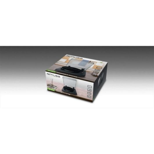 Gira-discos Muse MT-105 B USB RCA 33/45 rpm preto