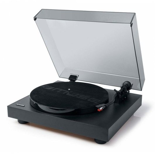 Tocadiscos Muse MT-105 B USB Tracción Courroie Vinyle 33/45 tours Noir