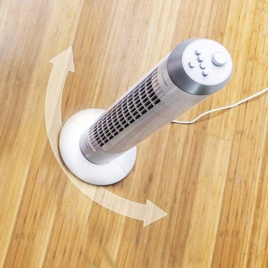 Ventilatore a torre Cecotec ForceSilence 8090 Skyline 60W 3 velocità timer oscillante bianco
