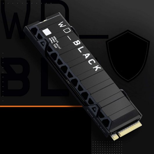 WD Black SN850 SSD M.2 2280 3D NAND da 2 TB con dissipatore di calore