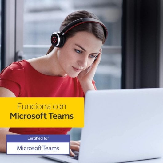 Jabra Evolve 65 MS Teams Auriculares Bluetooth Negros