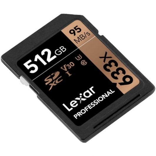 Lexar Professional 633x SDXC 512GB UHS-I U3 V30 Clase 10
