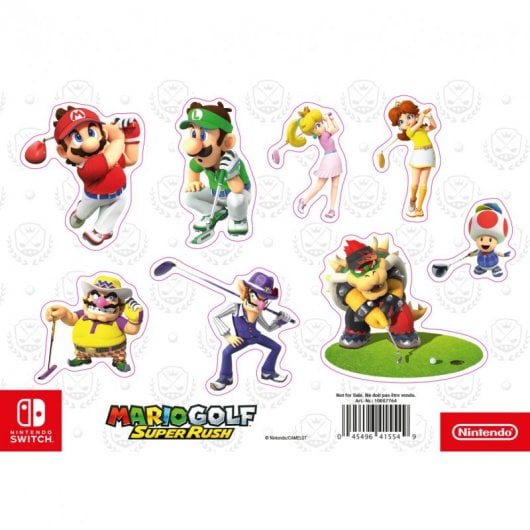 Nintendo Mario Golf Super Rush Stickers