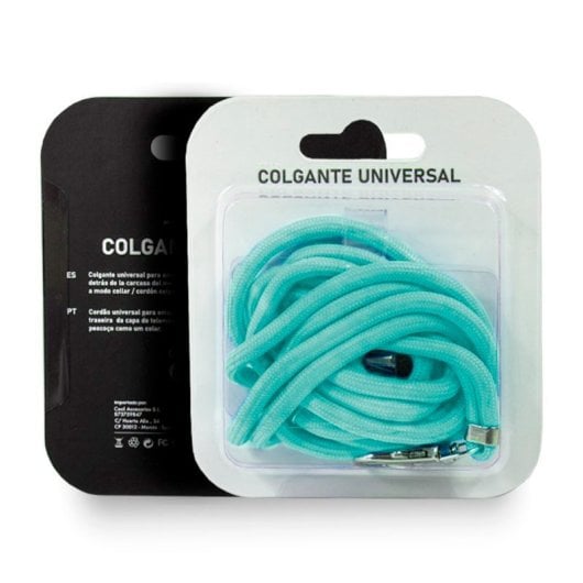 Cool Cordón Colgante Universal Verde Menta Con Tarjeta para Smartphone