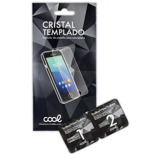 Cool Protector Pantalla Cristal Templado Full 3D Negro para Oppo A54 5G/A74 5G