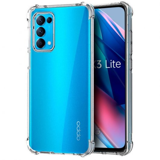 Cool Funda AntiShock Transparente para Oppo Find X3 Lite