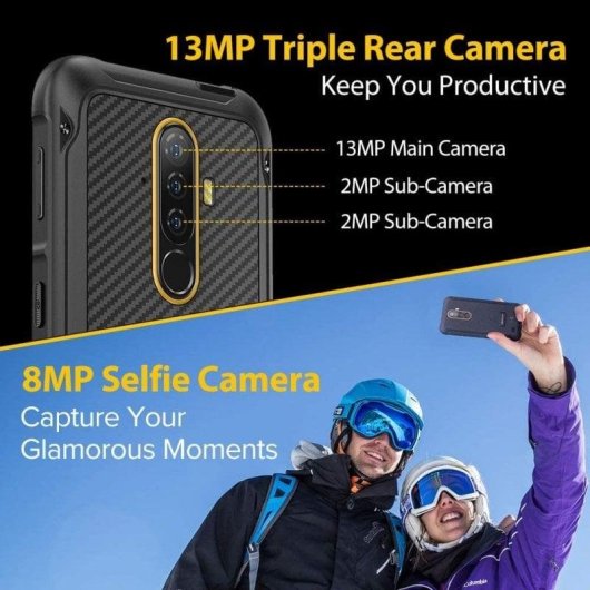 Ulefone Armor X8 4G 4GB 64GB 5.7" Nero Arancione