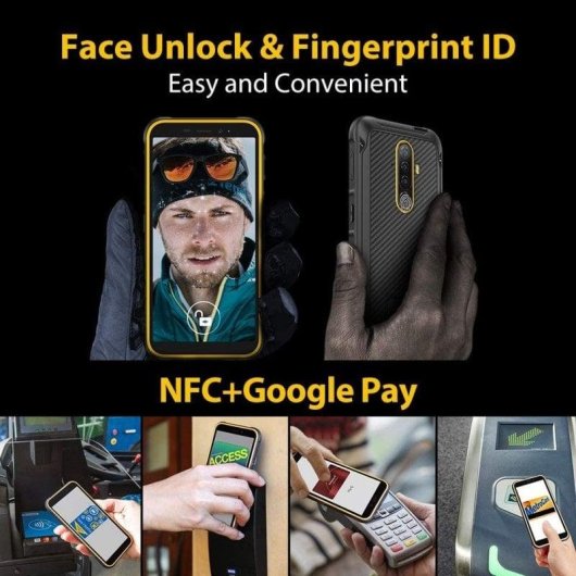 Ulefone Armor X8 4G 4GB 64GB 5.7" Nero Arancione