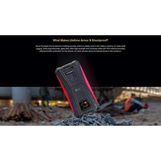Ulefone Armor 8 4G 4GB 64GB 6.1" Rosso