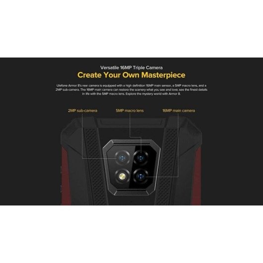 Ulefone Armor 8 4G 4GB 64GB 6.1" Rosso