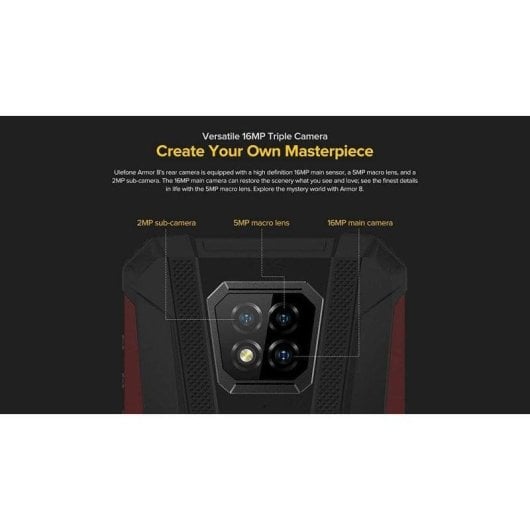 Ulefone Armor 8 4G 4GB 64GB 6.1" Negro
