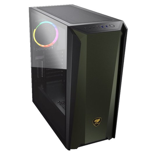 Cougar MX660 Iron RGB Verre Trempé USB-C 3.1 Vert Minuit