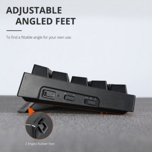 Tronsmart Elite Pro RGB Teclado Gaming Inalámbrico Negro