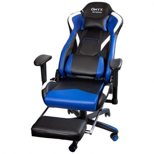 Prixton Onyx Silla Gaming Azul/Negra