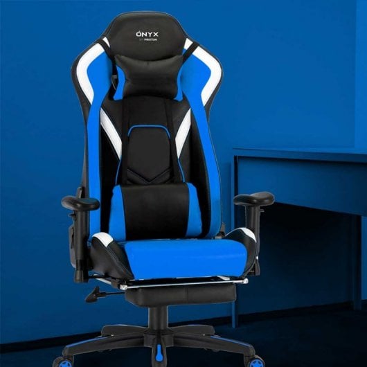 Prixton Onyx Silla Gaming Azul/Negra