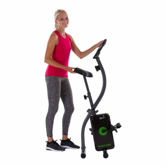 Tunturi B20 X-Bike Cardio Fit Bicicleta Estática Plegable Negra