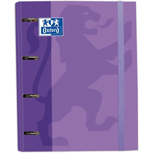 Oxford Classic EuropeanBinder Carpeblock Archivador con Recambio A4+ Malva
