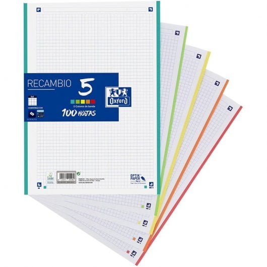 Oxford Classic EuropeanBinder Carpeblock Archivador con Recambio A4+ Rosa Chicle