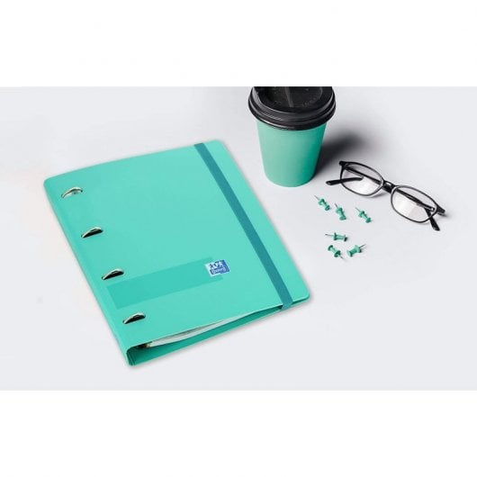 Oxford Live & Go EuropeanBinder Archivador Carpeblock con Recambio A4+ Menta Pastel