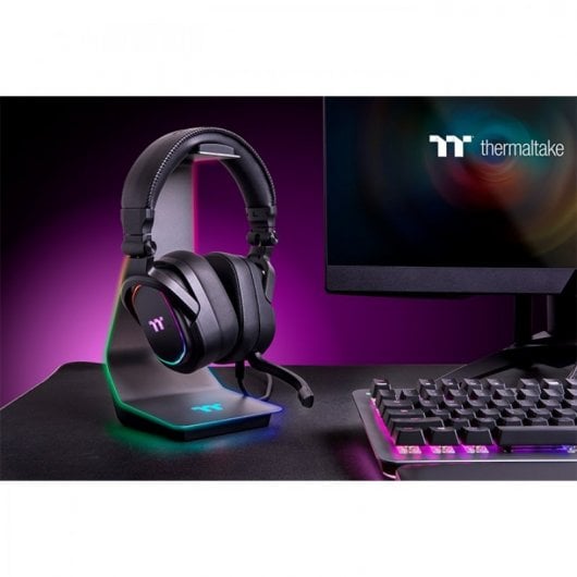 Thermaltake Argent HS1 Prise en charge des écouteurs RVB 2xUSB 3.0