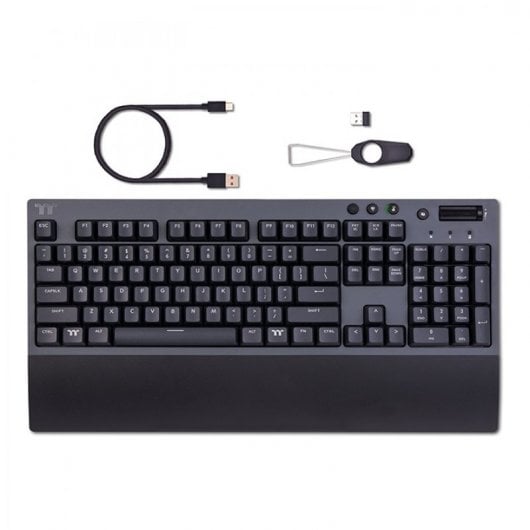 Thermaltake W1 Wireless Teclado Gaming Inalámbrico Cherry MX Rojo