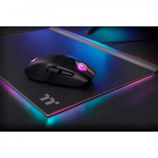 Mouse da gioco wireless Thermaltake Argent M5 Wireless RGB 16000 DPI Nero