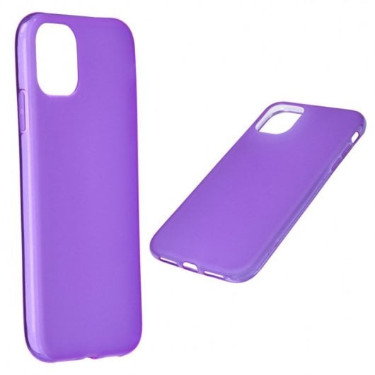 Funda Silicona Lisa Morada para iPhone 11