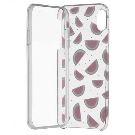 Funda Silicona con Tapa Sandia para iPhone X