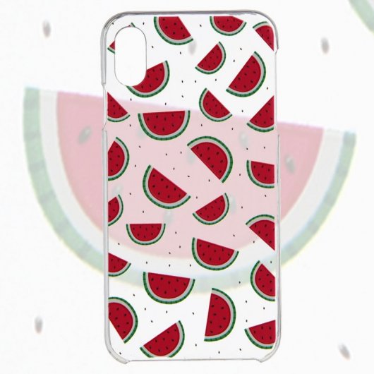 Funda Silicona con Tapa Sandia para iPhone X