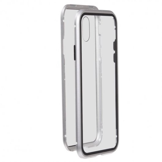 Funda Magnética Plata para iPhone X