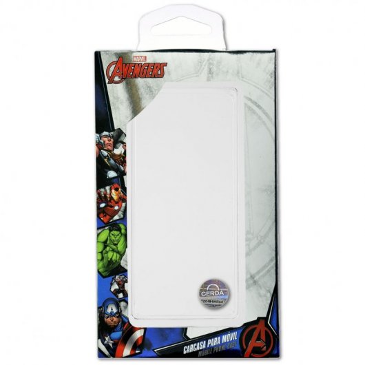 Funda Oficial de Marvel Superhéroes Siluetas Transparente Marvel para Xiaomi Redmi Note 9