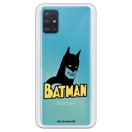 Funda Oficial de DC Comics Batman Silueta Transparente para Samsung Galaxy A51 5G