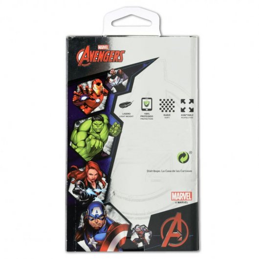 Funda Oficial de Marvel Capitán América Silueta Transparente Marvel para Samsung Galaxy A51 5G